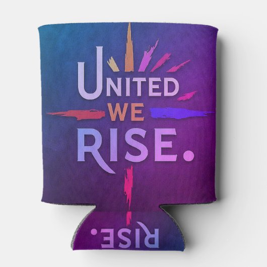 United We Rise Blikjeskoeler (Achterkant)