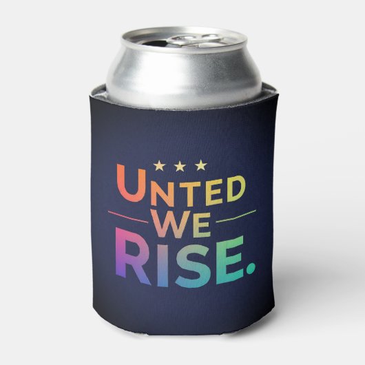 United We Rise Blikjeskoeler (Blikje Voorkant)