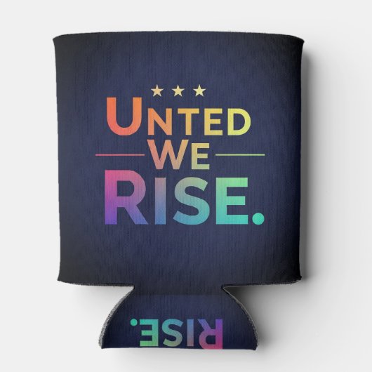 United We Rise Blikjeskoeler (Achterkant)
