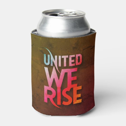 United We Rise Blikjeskoeler (Blikje Voorkant)