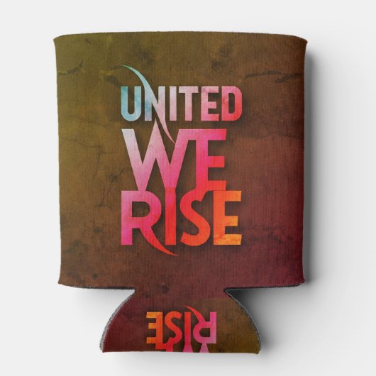 United We Rise Blikjeskoeler (Achterkant)