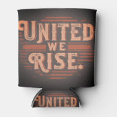 United We Rise Blikjeskoeler (Voorkant)