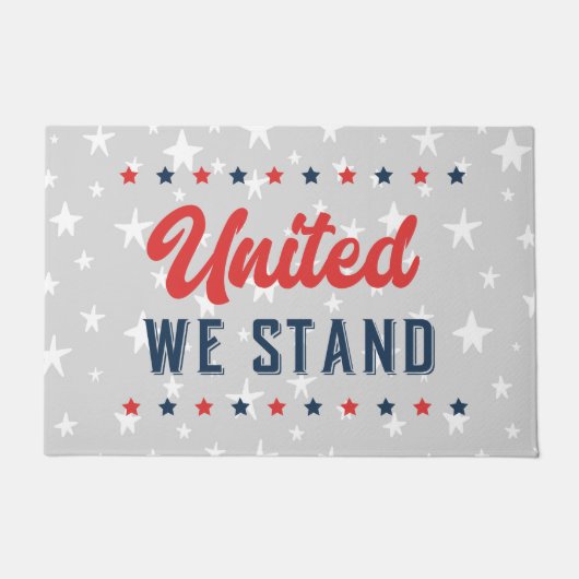 United We staan op patriottisch Deurmat (Voorkant)