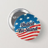 United We staan  Ronde Button 5,7 Cm (Voorkant /achterkant)