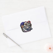 United we Stand 2 Ronde Sticker (Envelop)