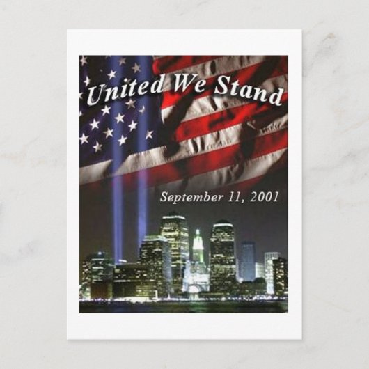 United we Stand 3 Briefkaart (Voorkant)