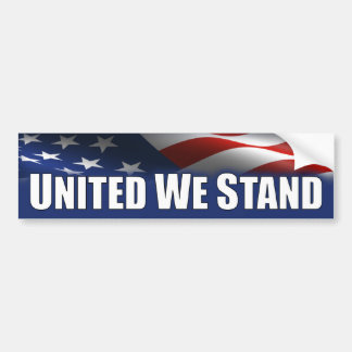 United We stand - Amerika Bumpersticker