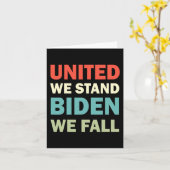  United-We-Stand-Biden-We-Herfst Joe Biden-TR Kaart (Gele Bloem)