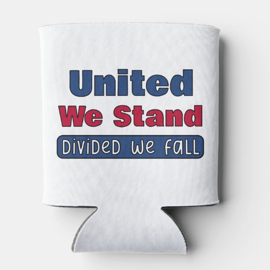 United We stand Blikjeskoeler (Achterkant)