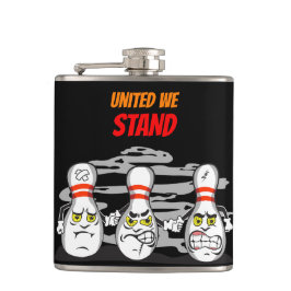 United We Stand, Bowling Pins, Zwart Heupfles