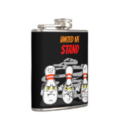 United We Stand, Bowling Pins, Zwart Heupfles (Rechts)