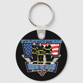 United We stand brandweerlieden Sleutelhanger