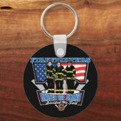 United We stand brandweerlieden Sleutelhanger (Voorkant)