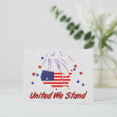 United We stand Briefkaart (Staand voorkant)