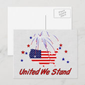 United We stand Briefkaart (Voorkant / Achterkant)