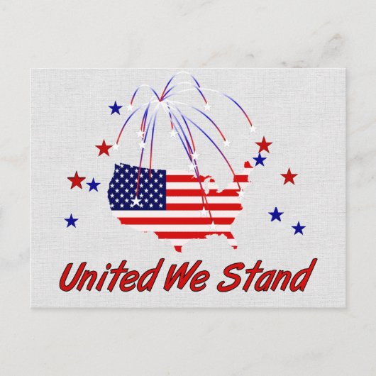United We stand Briefkaart (Voorkant)