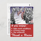 United We stand — Briefkaart voor de pro-Unie (Voorkant / Achterkant)