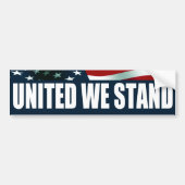 United We stand Bumpersticker (Voorkant)