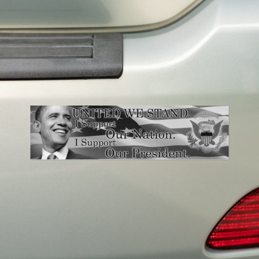 United We stand Bumpersticker (Op auto)