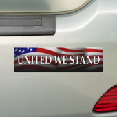 United We stand Bumpersticker (Op auto)