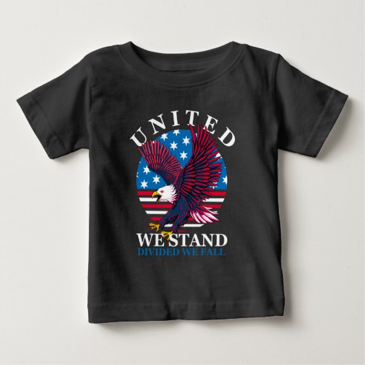 United We stand - Eagle en American Flag (Voorkant)