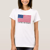 United We stand Flag T-shirt (Voorkant)