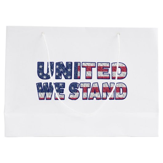 United we stand groot cadeauzakje (Achterkant)
