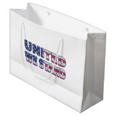 United we stand groot cadeauzakje (Voorkant Gekanteld)