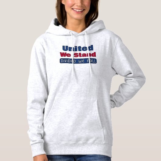United We stand Hoodie (Voorkant)