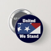 United We Stand-knop Ronde Button 5,7 Cm (Voorkant /achterkant)