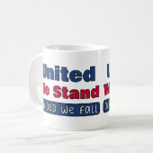 United We stand Koffiemok (Voorkant links)