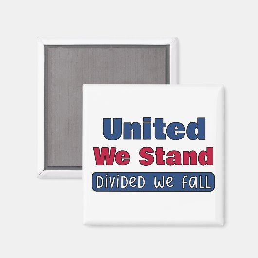 United We stand Magneet (Voorkant / Achterkant)