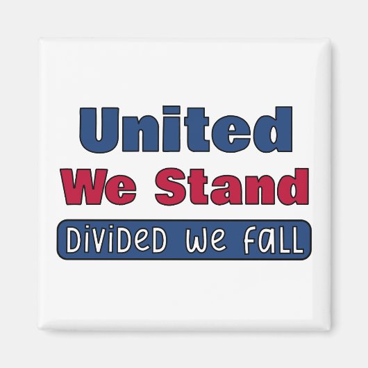 United We stand Magneet (Voorkant)