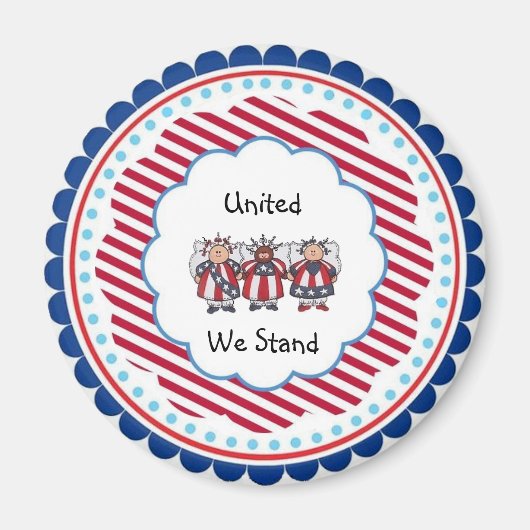 United we Stand Magnet (Voorkant)