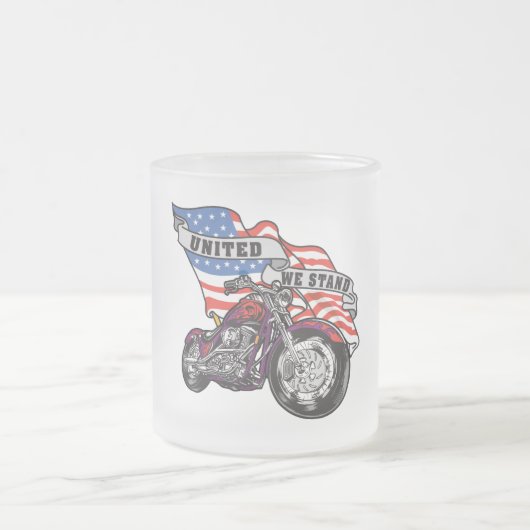 United We stand Matglas Koffiemok (Center)