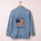 United We Stand Patriotic Denim Jacket (Hangar)