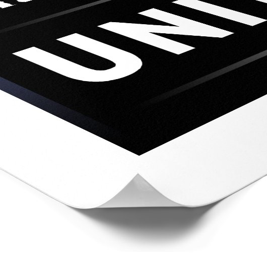 United We stand Poster (Hoek)