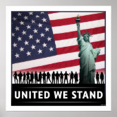 United We stand Poster (Voorkant)