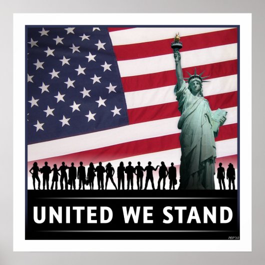 United We stand Poster (Voorkant)