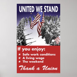 United We stand — Poster voor de pro-Unie