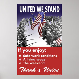 United We stand — Poster voor de pro-Unie