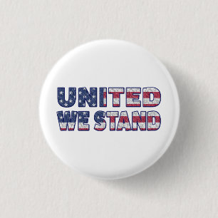 United we stand ronde button 3,2 cm