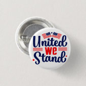 United We stand Ronde Button 3,2 Cm (Voorkant /achterkant)