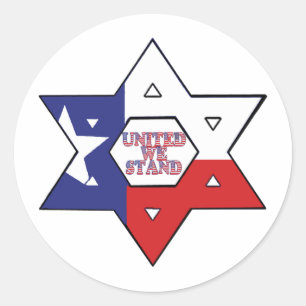 United We stand Ronde Sticker