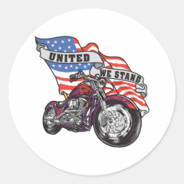 United We stand Ronde Sticker