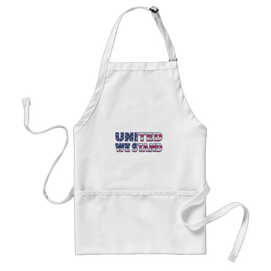 United we stand standaard schort (Voorkant)