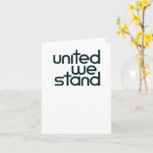United We stand Sticker Kaart (Gele Bloem)