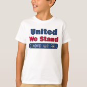 United We stand T-shirt (Voorkant)