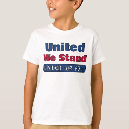 United We stand T-shirt (Voorkant)