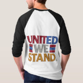 United We stand T-shirt (Achterkant)